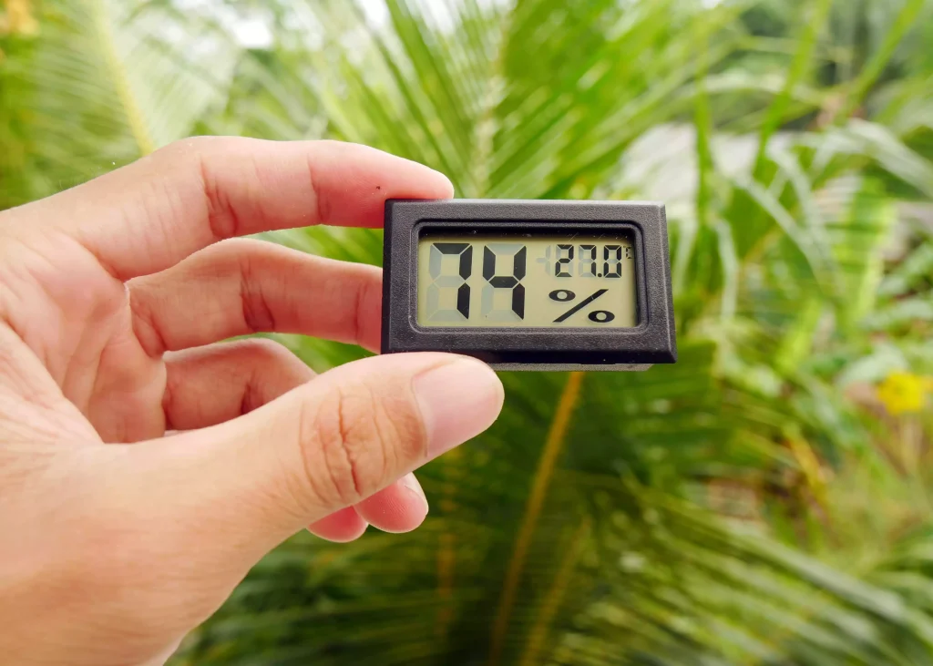 Quel est le taux d'humidité extérieure optimal en été ?